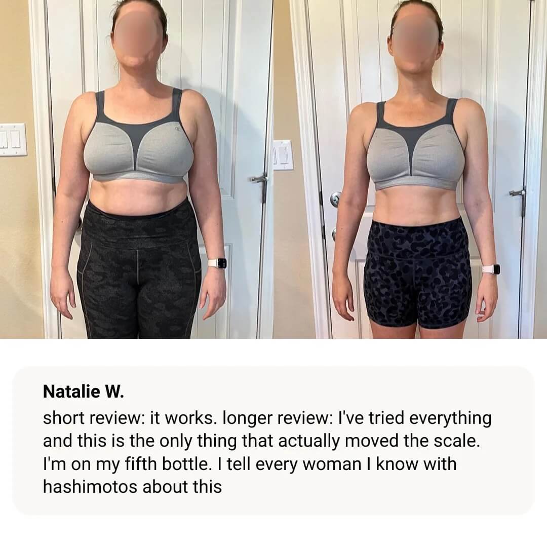 Nourveen thyroid support customer progress photo 11