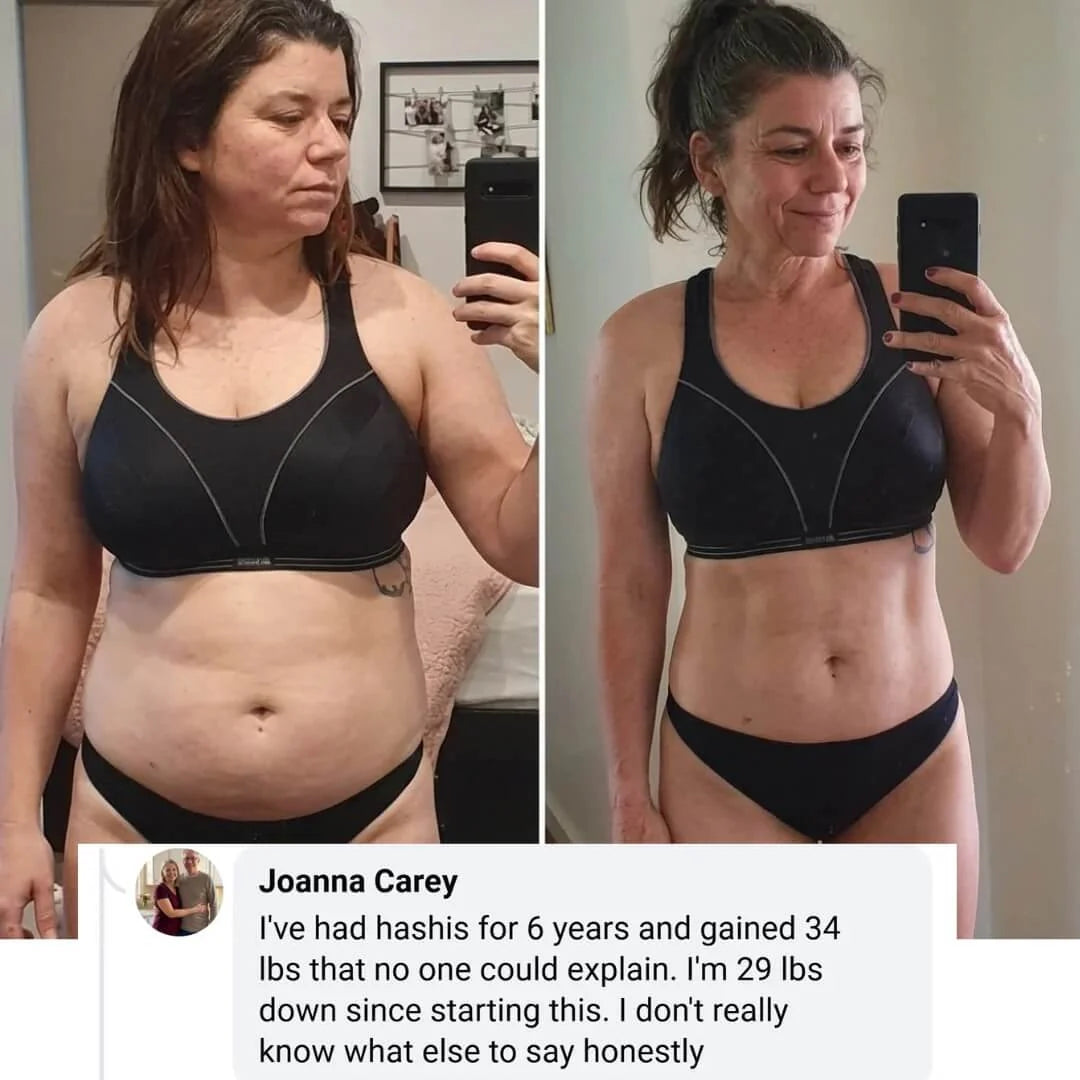 Nourveen thyroid support customer progress photo 6