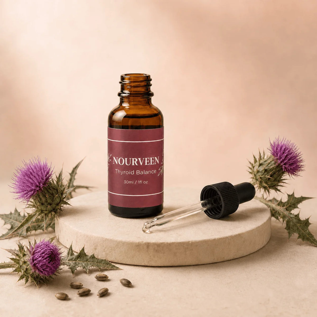Nourveen liquid thyroid support drops