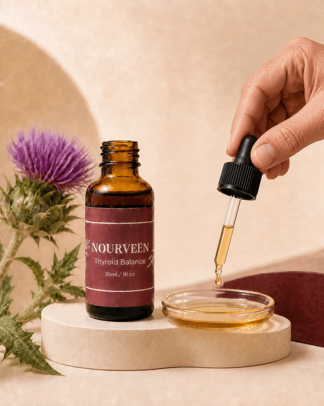 Nourveen liquid drops and dropper